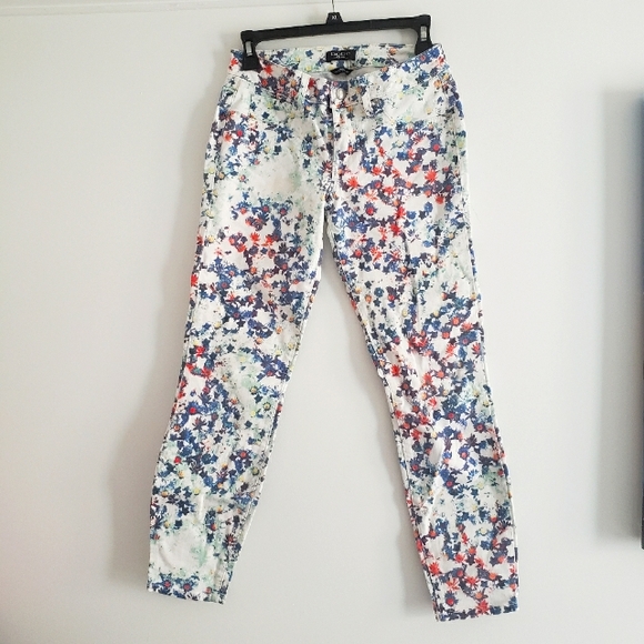 Guess Flower Print Pants - Picture 1 of 3